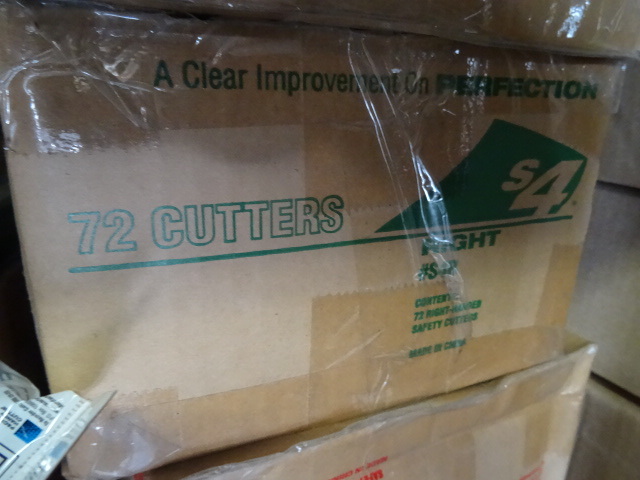 S4 Box Cutters. Model S4R. 72 In A Box. New