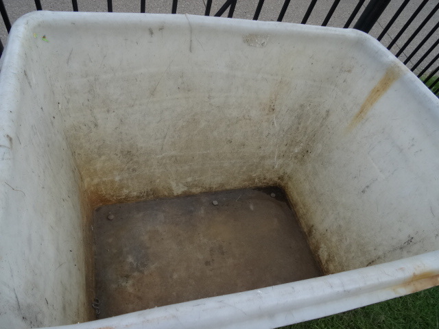 Poly Tub Cart. 42 X 33 X 36