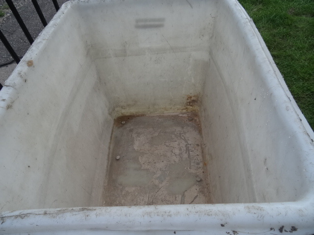 Poly Tub Cart. 42 X 33 X 36