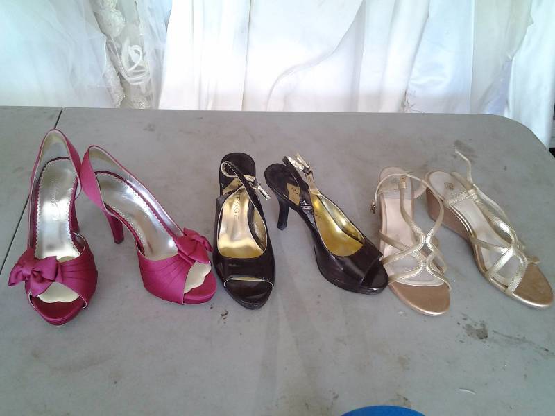5-Pair Dress Shoes Size 5-12, 6, 6-12, 7