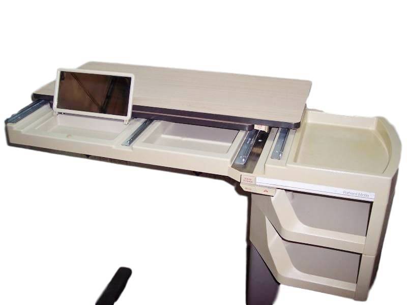 lot 15 image: Hill-Rom Patient Mate Overbed Table