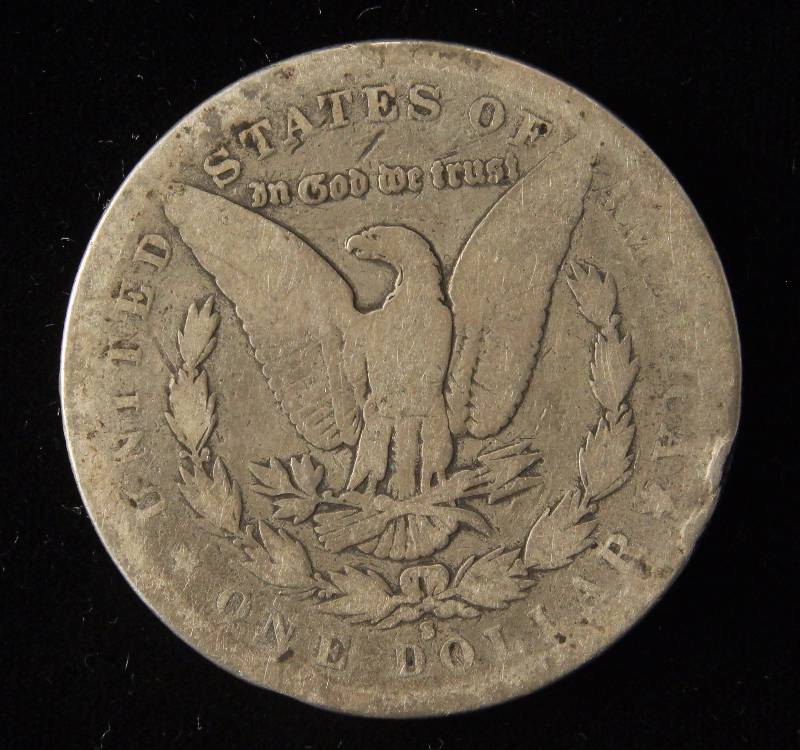 lot 36 image: 1883-S MORGAN SILVER DOLLAR