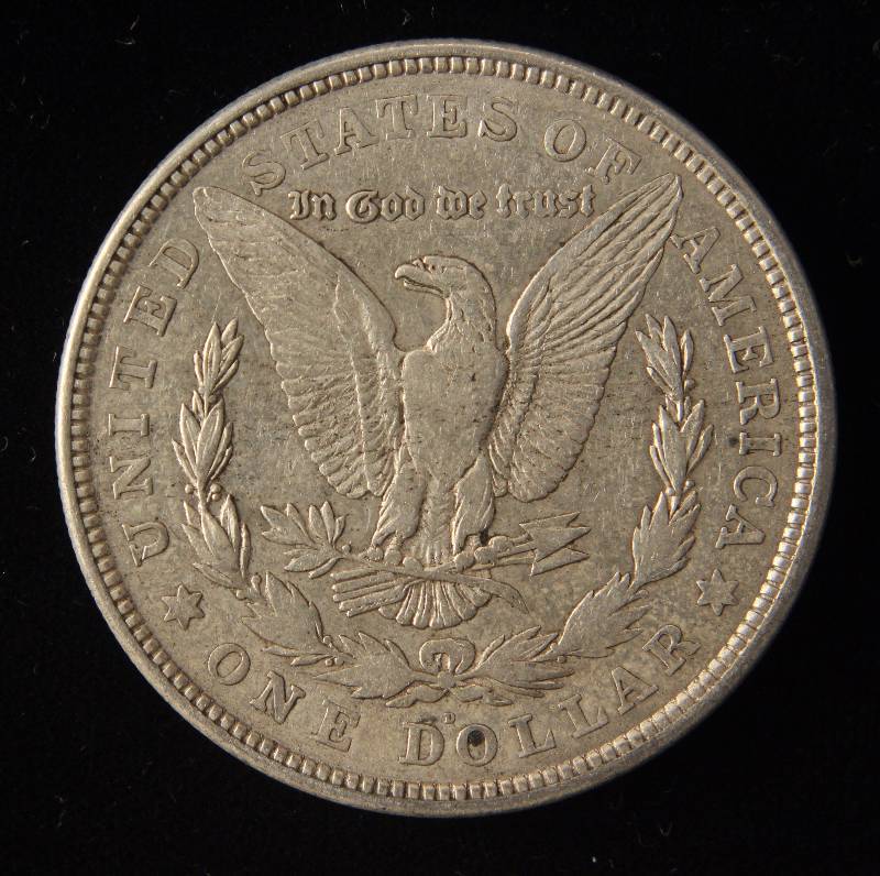 lot 55 image: 1921-D MORGAN SILVER DOLLAR XF