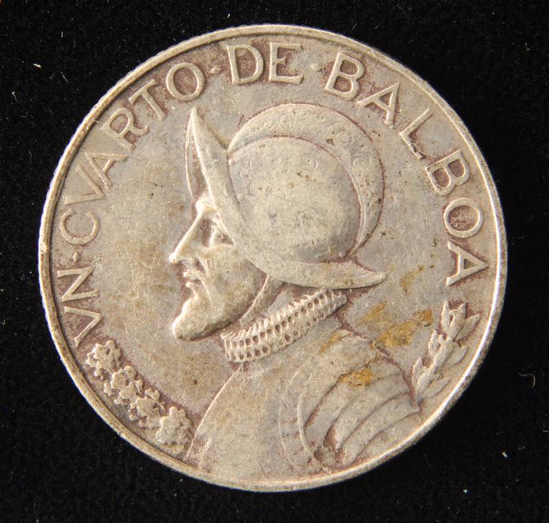 lot 58 image: 1947 PANAMA 14 SILVER BALBOA (6.25 GRAMS - 90% SILVER)