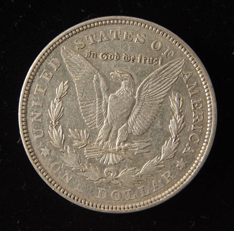 lot 65 image: 1921-D MORGAN SILVER DOLLAR AU