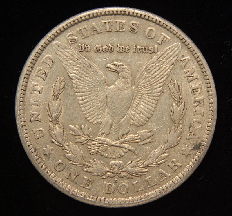 lot 82 image: 1921-S MORGAN SILVER DOLLAR XF