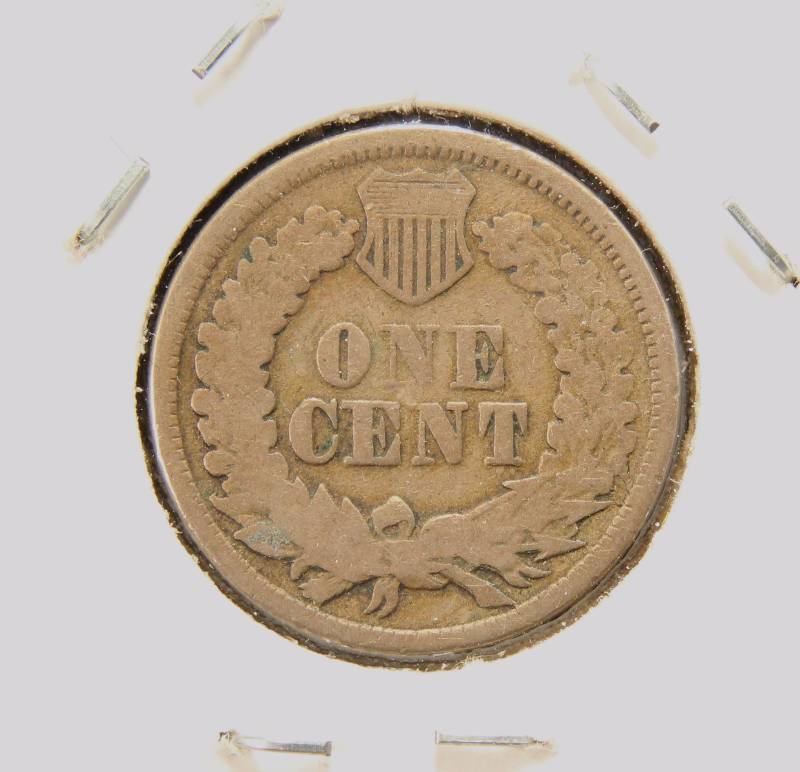 lot 06 image: 1964 COPPER NICKEL INDIAN HEAD CENT VG