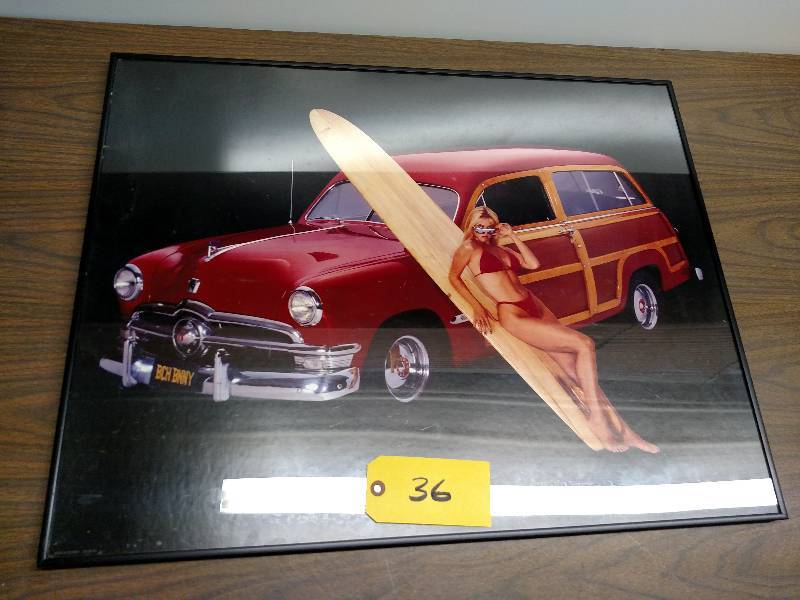 lot 36 image: Beach Bunny Print, 28x22...
