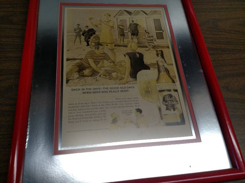 lot 51 image: Pabst Print 15x19...