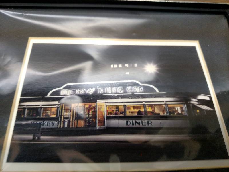 lot 86 image: Mickeys Diner Print, 10x9...