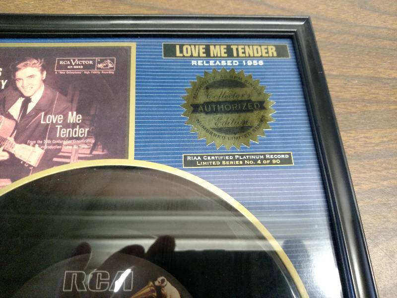 lot 104 image: Elvis Pressley Authorized Record, L...