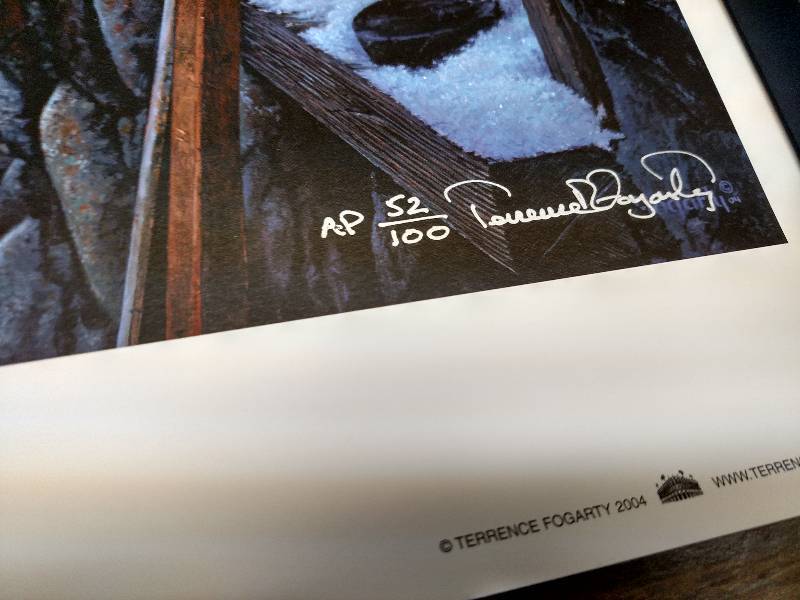 lot 131 image: Rendezvous Print by Terrence Fogart...