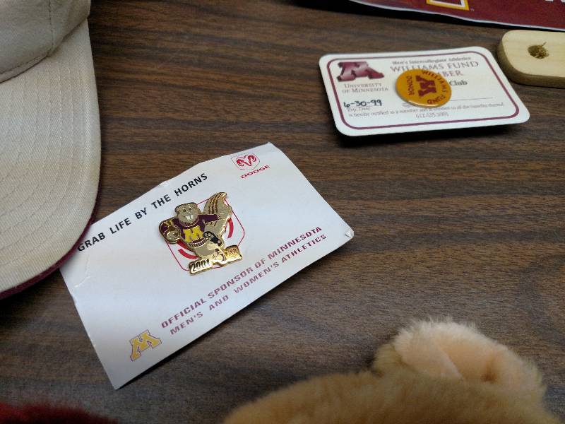 lot 135 image: Asstd MN Gophers Items...