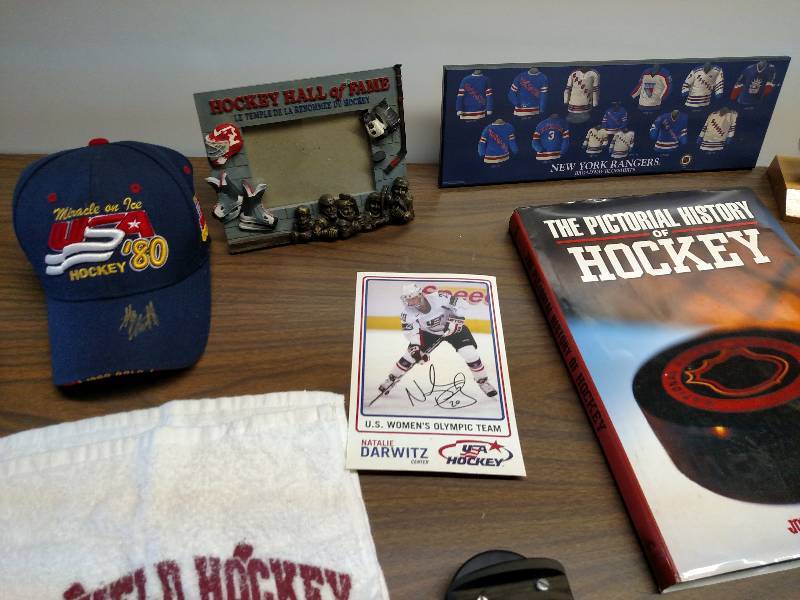 lot 138 image: Asstd Hockey Items...