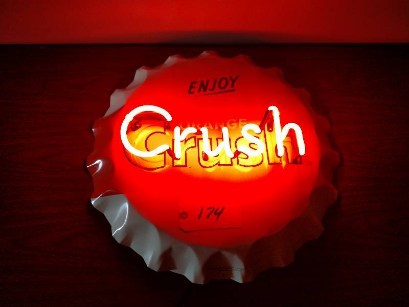 lot 174 image: Orange Crush Neon Sign, 22...