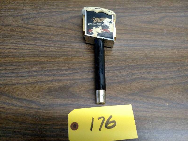 lot 176 image: Miller Genuine Draft Tap Handle...