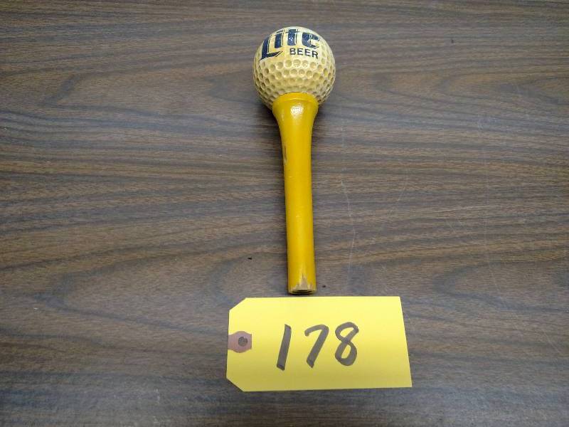 lot 178 image: Lite Beer Tap Handle...