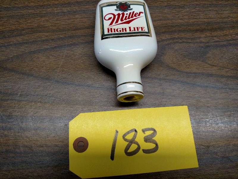 lot 183 image: Miller High Life Tap Handle...