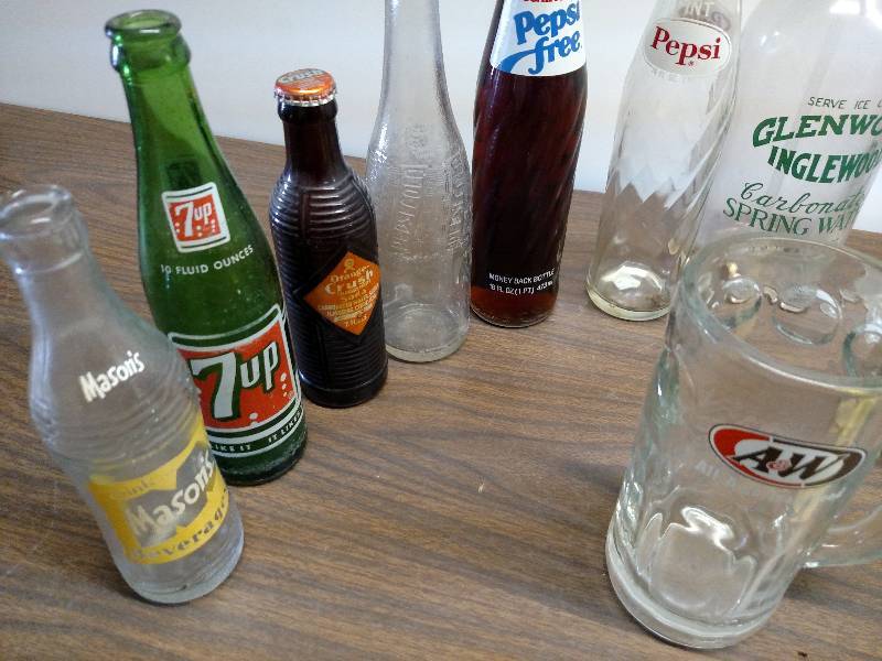 lot 190 image: Soda Pop Items & Wine Glasses...