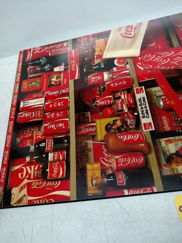 lot 234 image: Coca-Cola Fiberboard Sign, 39x24...