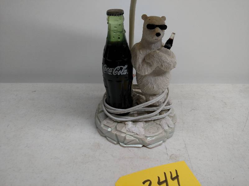 lot 244 image: Coca-Cola Lamp...