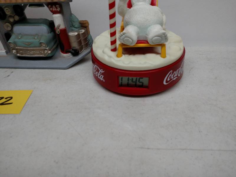 lot 272 image: (2) Coca-Cola Clocks...