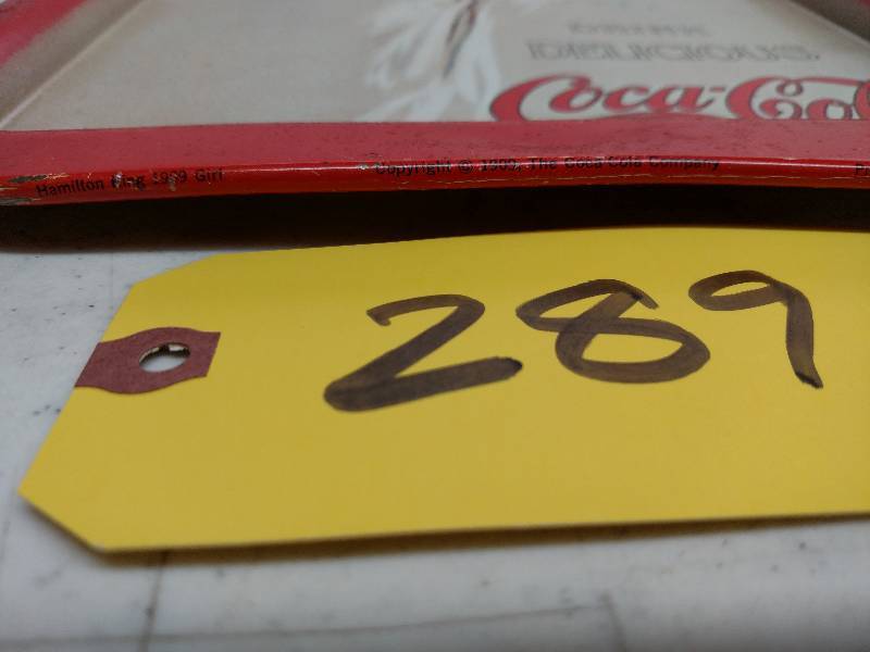 lot 289 image: Vintage Coca-Cola Tray...