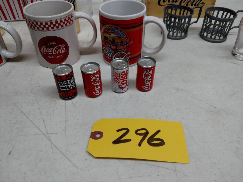 lot 296 image: Asstd Coca-Cola Collectibles...