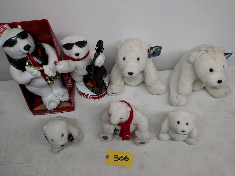 lot 306 image: Asstd Coca-Cola Polar Bears...