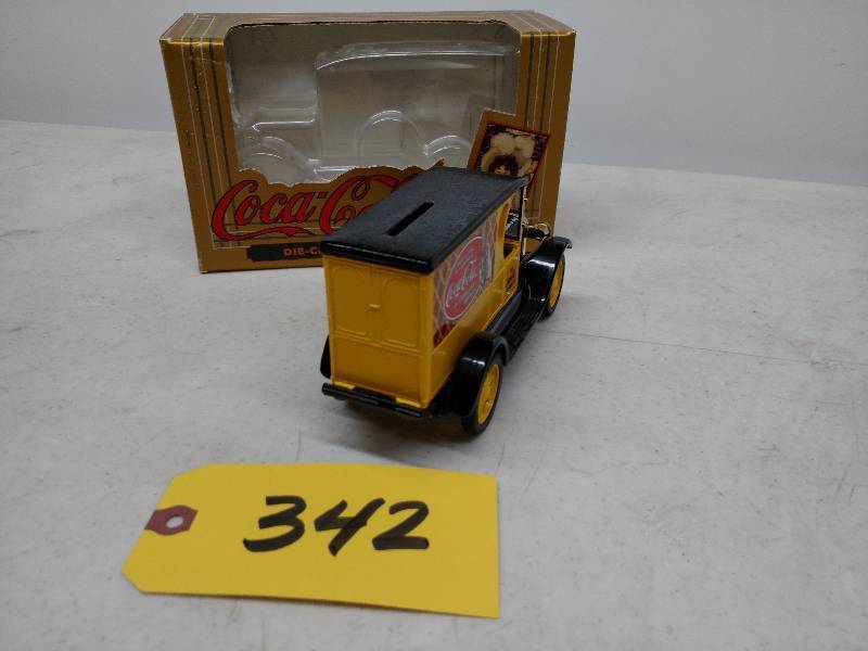 lot 342 image: Coca-Cola Chev. Truck Bank...