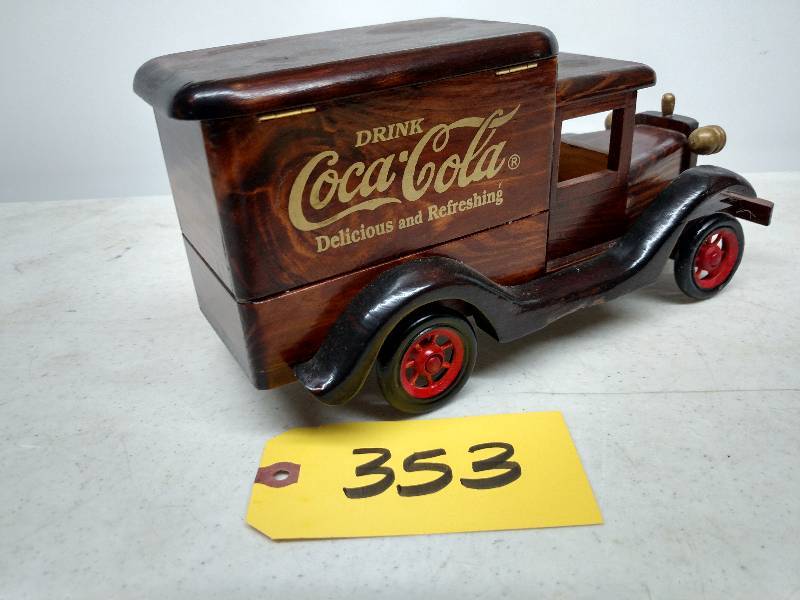 lot 353 image: Coca-Cola Wooden Truck...