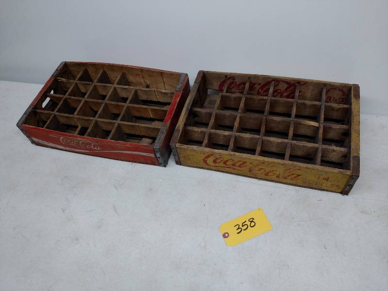 lot 358 image: (2) Coca-Cola Crates...