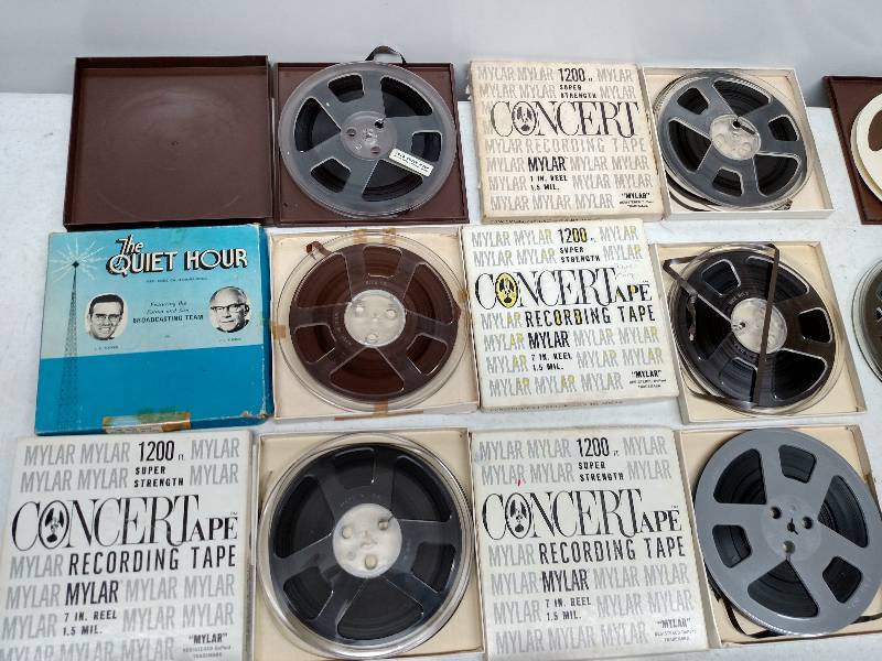 lot 448 image: Asstd Reel to Reel Tapes & Reels...