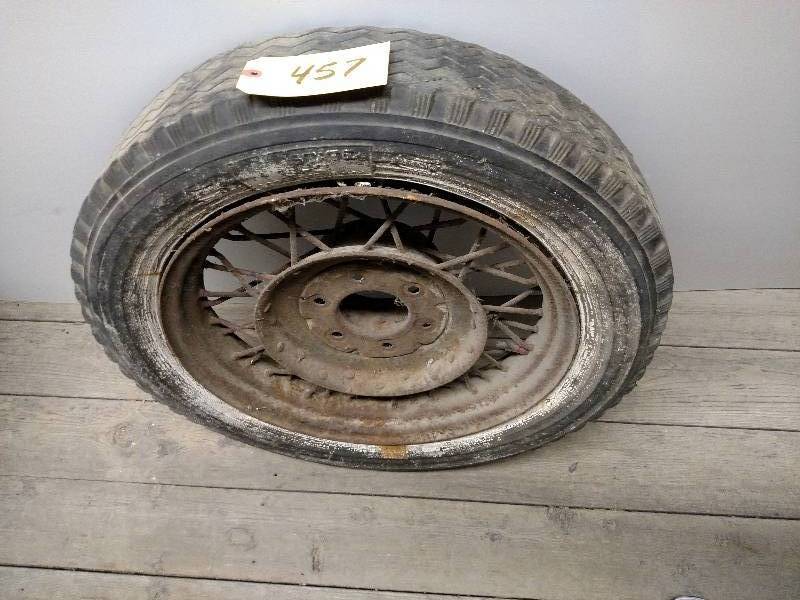 lot 457 image: Vintage Rim & Tire...