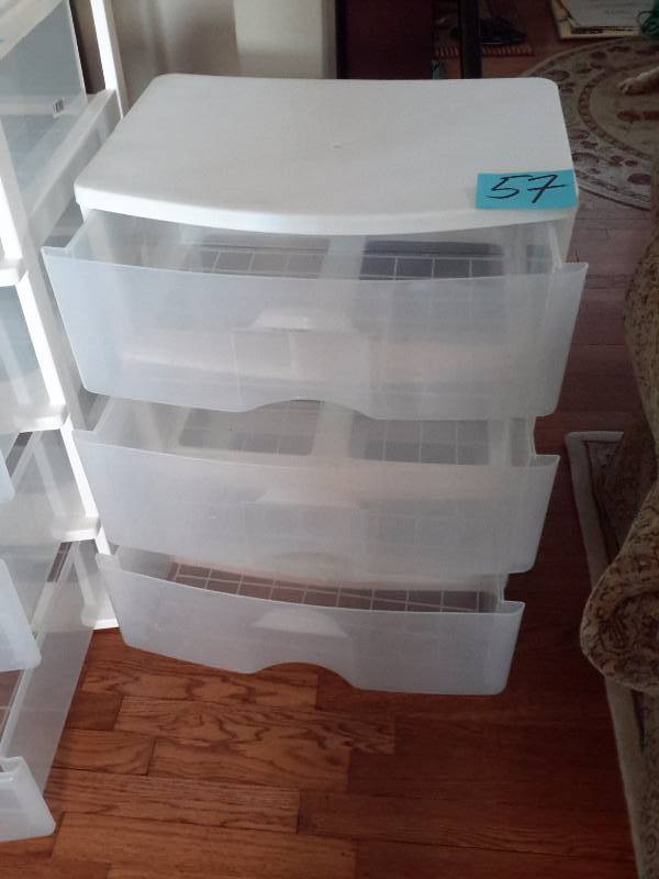 3 drawer, plastic storage cabinet