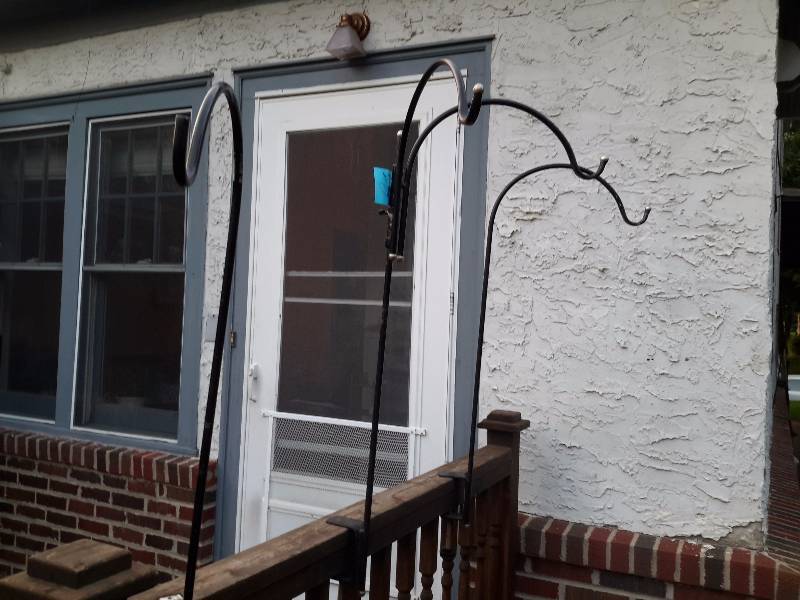Clamp on Flower pot, or bird feeder hooks