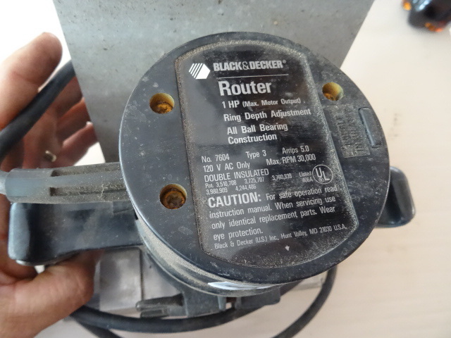 B and D router No 7604 mounted on a...
