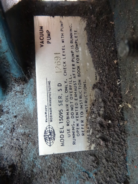 Kent Moore model 15095 vacuum pump....