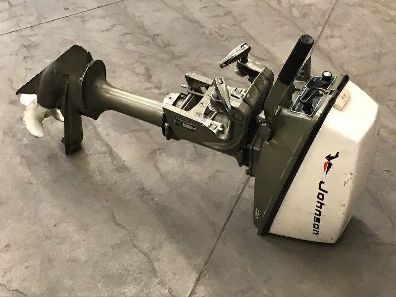 lot 38 image: Johnson Boat Motor