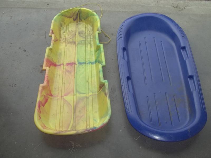 lot 53 image: Pair of Snow Sleds