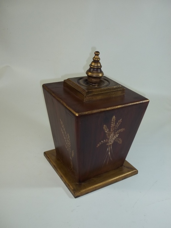 lot 79 image: Brown and Gold Urn