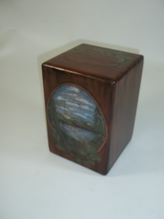 lot 80 image: Nature Scene Urn