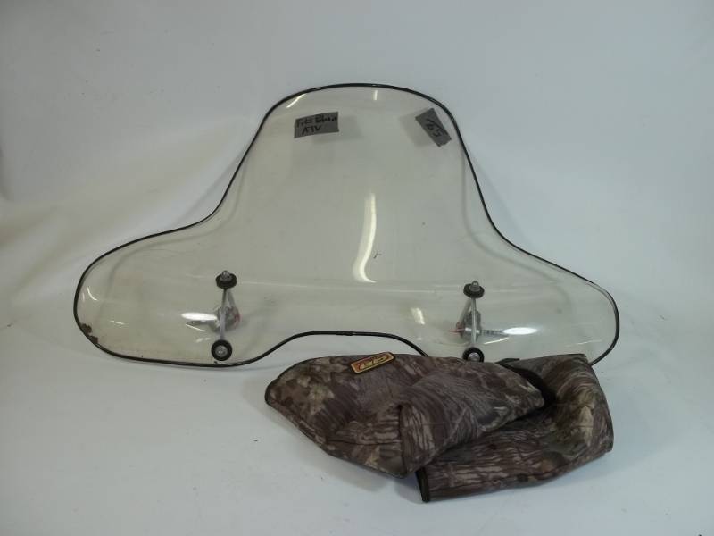 lot 91 image: Polaris ATV Windshield with hand warmers