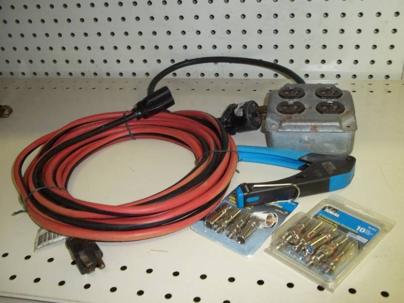 lot 104 image: Extension Cord and Coaxial Tool