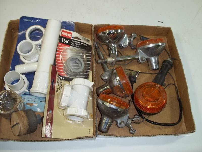 lot 124 image: Lights and Plumbing Parts