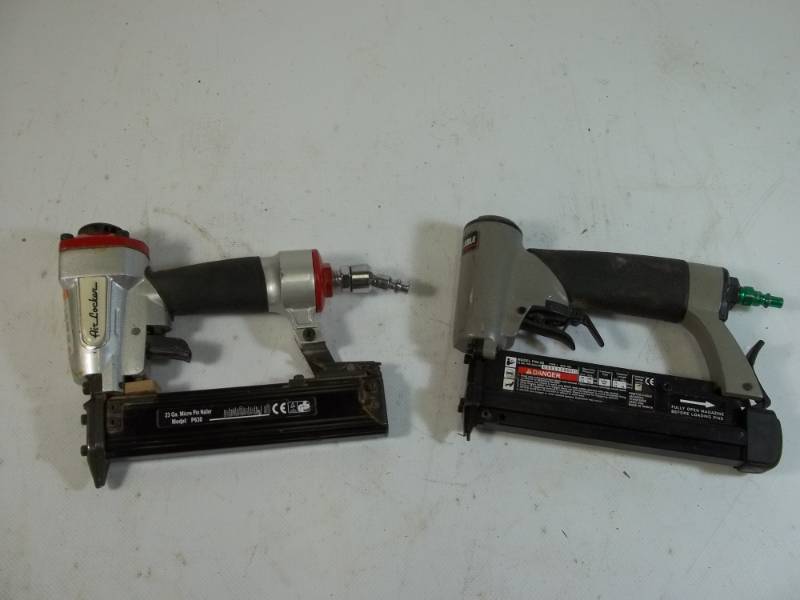 lot 182 image: Pair of Micro Pin Air Powered Nailers