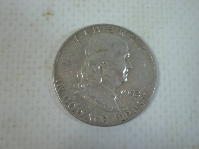 lot 5 image: 1952 Benjamin Franklin Half Dollar