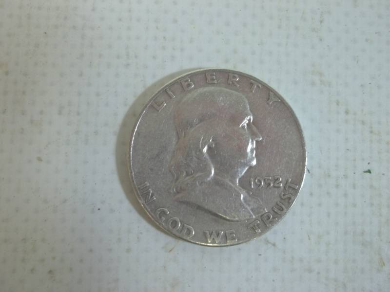 lot 6 image: 1952 Benjamin Franklin Half Dollar