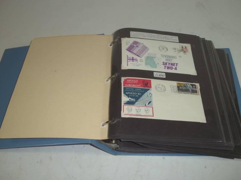 lot 193 image: Binder of Postcards and Stamps