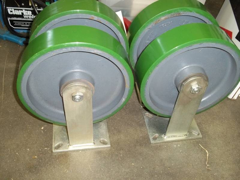 lot 246 image: Hamilton 041520 Industrial Wheel Set of 4, 12 Diameter